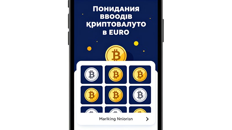 Схематичное изображение процесса перевода криптовалюты в евро для анализа сроков вывода в Fincluziv Pay